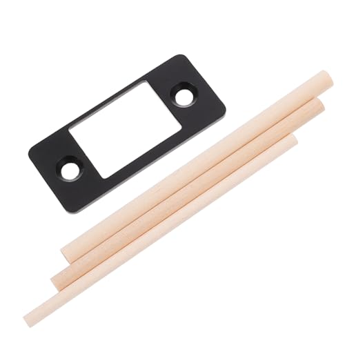 POPETPOP Placa de Refuerzo Inoxidable para Puerta con Pestillo y Cerradura para Reparación y Seguridad Exterior Protección Adicional contra Compatible con Cerrojos Deadbolt