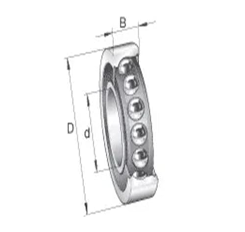 Roulements de broche 7008 7008AC 2RZ 40x68x15 machine CNC gravure - 4