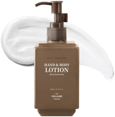VILLAGE11FACTORY WILL REFRESH Hand and Body Lotion (300ml / 10.14 fl.oz) (Eucalyptus and Patchouli) (10.14 fl oz, Hinoki)