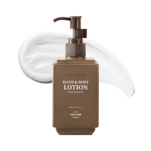 [VILLAGE11FACTORY] WILL COMFORT - HAND & BODY LOTION (300ml) Koreanische Pflege – Körper- und Handlotion – Vegan – Entspannend – Hinoki & Jasmin – Aromatherapie