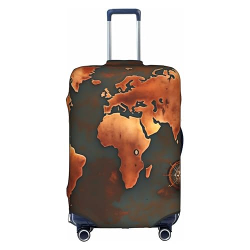 Housse protection valise carte du monde bagage 45,7-81,3cm