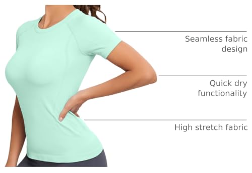 Image of MathCat Seamles Workout Shirts for Women