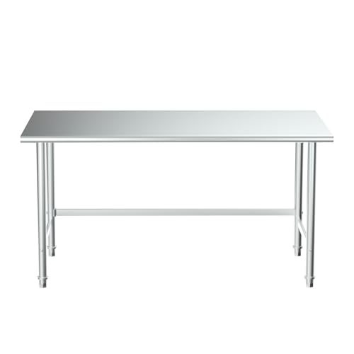 Treshin Open Base Stainless Steel Table 30