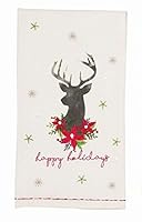 Algopix Similar Product 3 - Mud Pie Deer Bust Embellished Towel