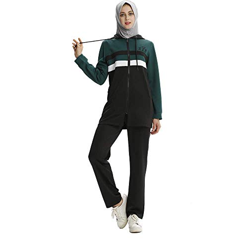 Muslim Tracksuit Set (M, Green)