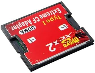 Mustpoint Double Slot Micro SD TF to CF Adapter UDMA Compact Card Holder Type I Card Converter Black