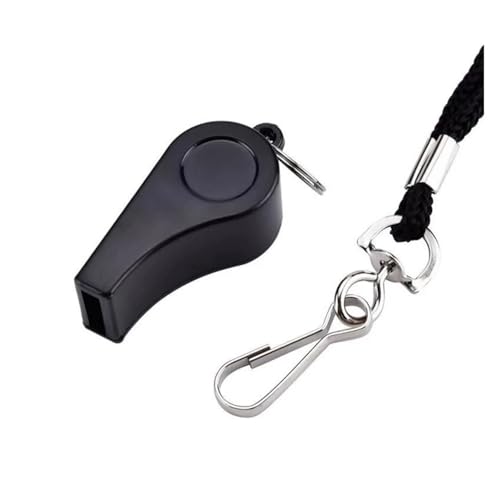 Silbato árbitro negro para entrenamiento deportivo miniatura 1