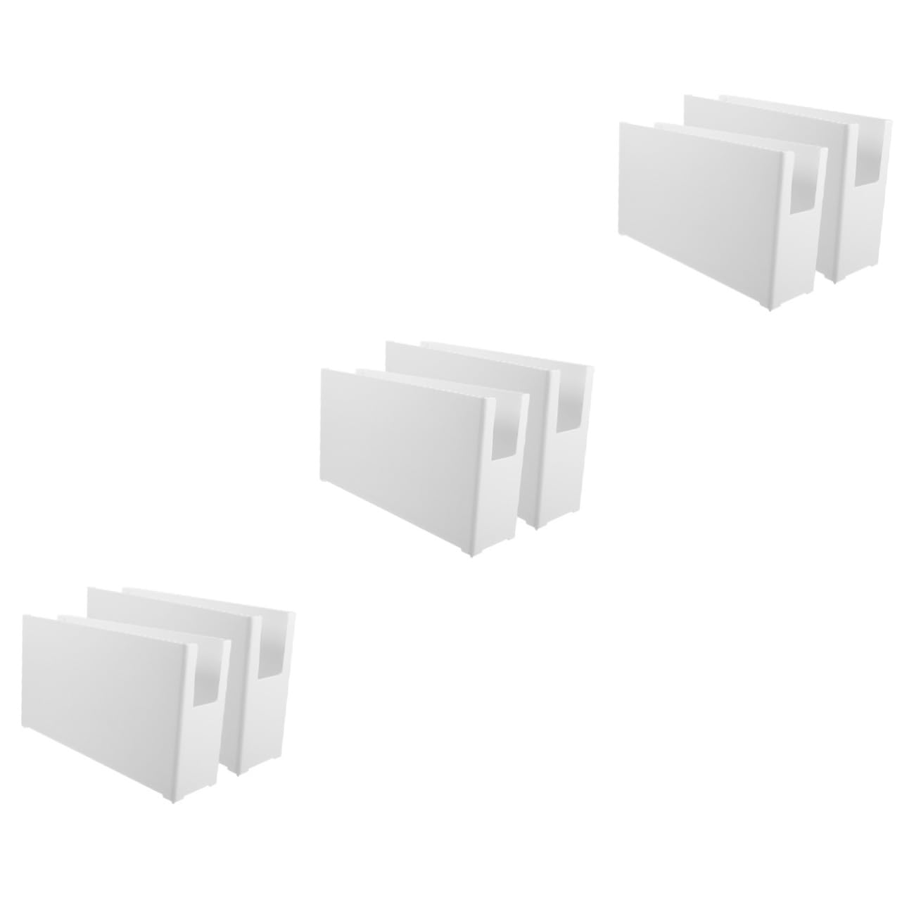 Lurrose 6pezzi Organizzatori Scrivania per e Documenti Organizer per e Aula Design e Resistente per Magazines e