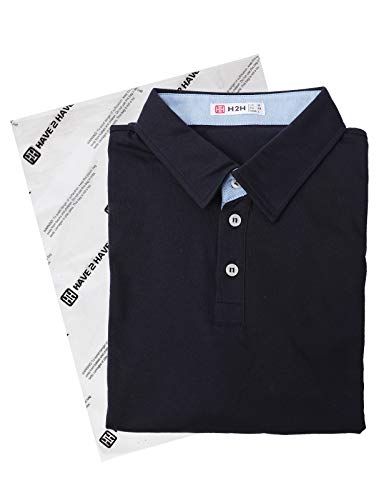 image for H2H Mens Casual Slim Fit Polo T-Shirts Basic Designed with Pointed Pat
