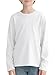 Gihuo Boys Long Sleeve Shirts (US, Age, 11 Years, 12 Years, White)