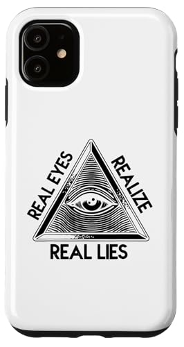 All Seeing Eye - �uReal Eyes Realize Real Lies �s���~�b�h�v �X�}�z�P�[�X iPhone 11 �p