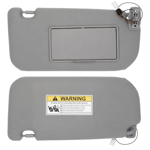 NHILES Passenger Right Side Sun Visor Replacement Fits for KIA Sportage 2005-2010 Sunshade with Light 85201-1F690LX Color Gray by NHILES - Image 6
