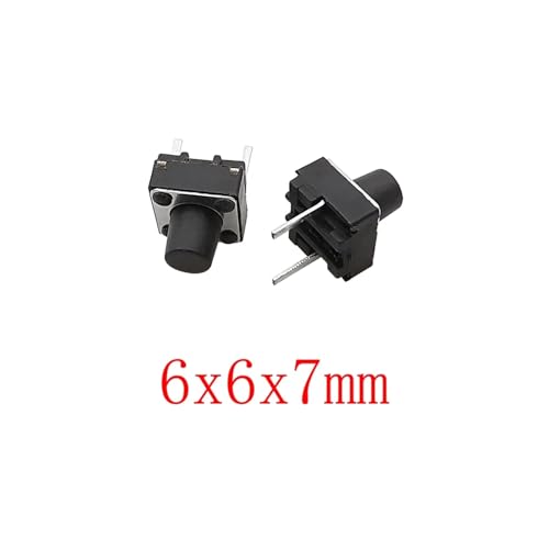 Interruptor micro tactil 2 pines para reparar mandos a distancia y consolas 7