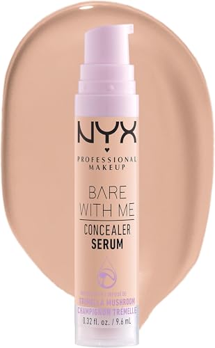 Image of NYX Professional Makeup Bare With Me Concealer Serum, Natural, Medium Coverage, Light, 9.6ml (Pack of 5)