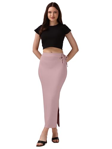 Image of Mehrang Microfiber Saree Shapewear Petticoat for Women, Cotton Blended Shape Wear Dress for Saree