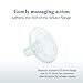 Ameda CustomFit Breast Pump Flange Insert | 21mm Flexishield Areola Stimulator Flange Inserts | Silicone | 2 Count | Works with HygieniKit, MYA Joy, MYA Joy Plus & Pearl Breast Pumps | BPA & DEHP Free