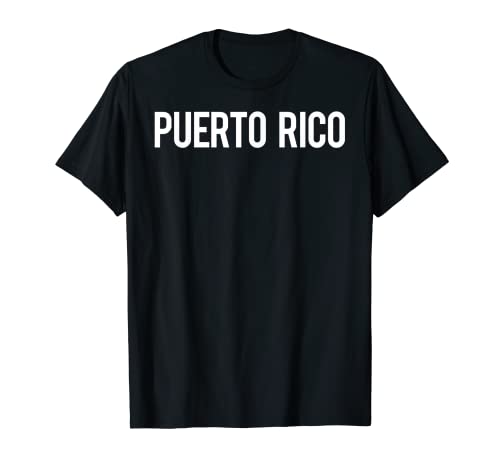 Puerto Rico T Shirt Cool nuevo ventilador rico divertido regalo barato tee Camiseta