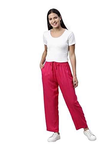 Image of TWIN BIRDS Viscose Fabric Kurti Pant /Trousers with Functional Pocket for Women