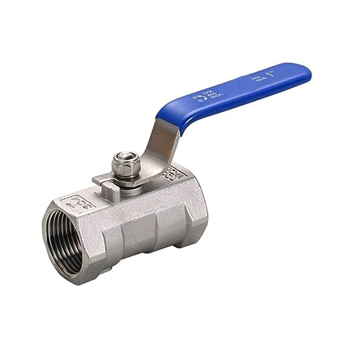 Válvula de bola DN20 hembra, paso reductor en acero inoxidable 304 2