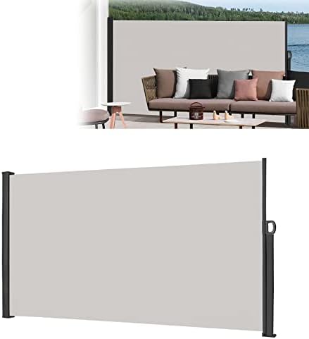 Amazon.de JOIEYOU Seitenmarkise Ausziehbar Blickdicht Senkrechtmarkise
