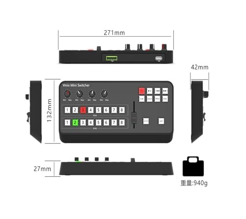 vMix Mini Switcher Convertidor Digital para Streaming y Eventos 5