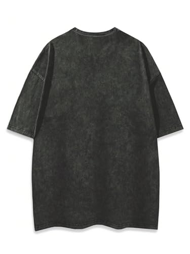 WDIRARA Men's Y2k Lip Graphic Print Tees Vintage Hipster Hip Hop Crew Neck T-Shirt Streetwear Top2