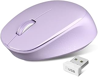 Wireless Mouse - Trueque E702 2.4GHz Portable Computer Mouse with USB Receiver, Comfortable Silent Mice for Laptop, Chromebook, PC, Notebook, Desktop, Windows, Mac