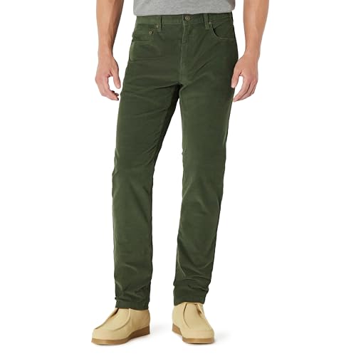 Amazon Essentials Mens Slim Fit 5 Pocket Corduroy Pant Dark Olive 36W x 34L