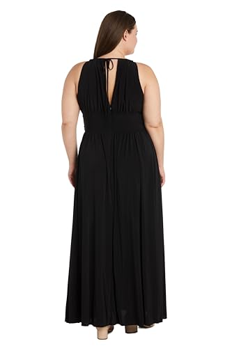 Image of R&M Richards Women's Beaded Waist Gown