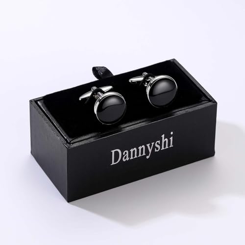 Image of Cufflinks for Men Classic Wedding Business Shirt Cuff Links Set Gifts with Box