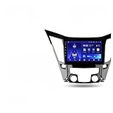 Jeocoai Navegación en Coche Reproductor Multimedia de vídeo para Coche para Hyundai para Sonata 6 YF 2009-2014 con navegación Android (no 2DIN)(Sonata CC2P 128G-A)