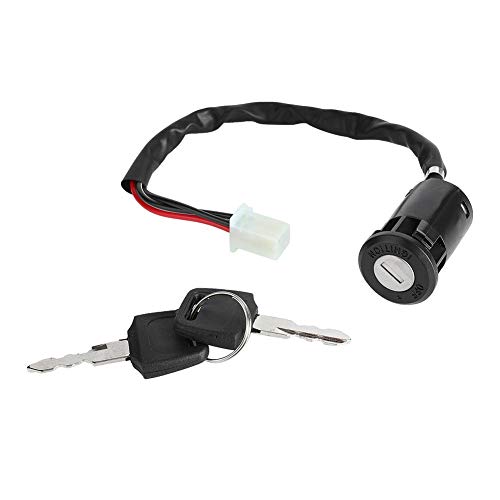 Juego de interruptor de encendido de motocicleta, interruptor de encendido de 4 cables con llave para 50/70/90/110/125/150/200/250CC motocicleta ATV Quad Dirt Bike