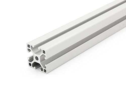 Profilé Aluminium 30x30mm Type I - Longueur 2000mm, Rainure 6mm, Argent