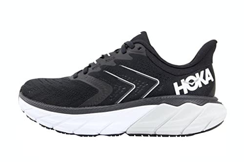 HOKA ONE ONE Mens Arahi 5 Mesh Black White Trainers 8 US