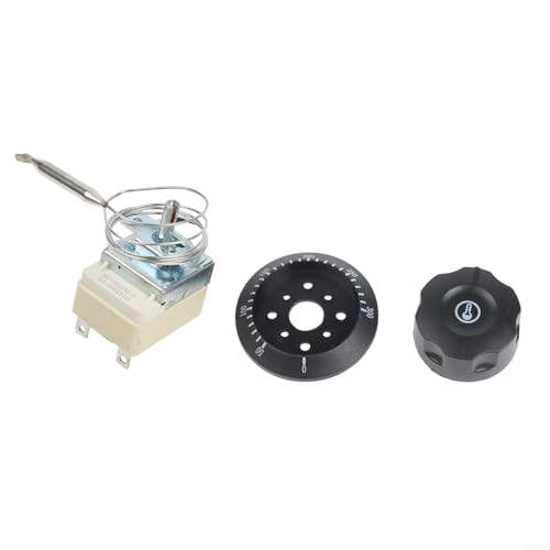 Thermostat rotatif mécanique évalué 250 V AC 16 A pour le contrôle de la température dans les appareils de cuisson et les équipements de processus (50-300 ℃)