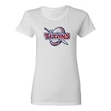 Underground Printing LS1021 - Detroit Mercy Titans Primary Logo Womens T-Shirt - X-Large - White