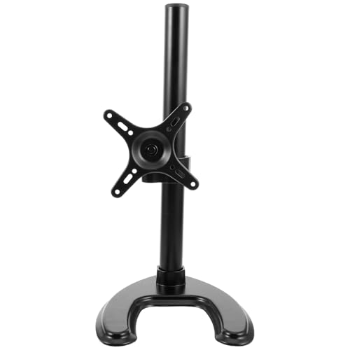 Support TV métal robuste finition noire élégante écran plat
