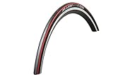Carretera Massi CYCLON Cubierta para Bicicleta, Unisex Adulto, Black/Red, 700x23