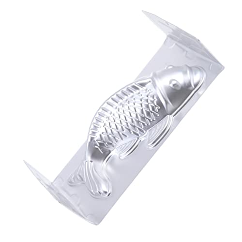 Lurrose 1pc Fish Mold Rice Cakes Silicone Molds Cake Pan Kitchen Tool Carp-Shaped Rice Cake Mold Fish-Shaped Mold Kitchen Supply Steamed Rice Cake Mold Mini Kitchen Supplies 3D Aluminum