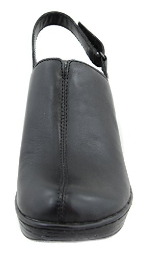 b.o.c. Womens Aime Leather Closed Toe Ankle Strap Clogs, Black, Size 6.0 - Thumbnail 3
