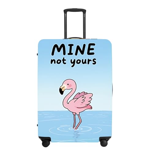 Image of Luggage Cover, Washable Suitcase Cover, Suitcase Protector Anti-scratch Bag cover Fits 18-32 Inch Luggage (Flamingo, XL(32 inch-34 inch Suitcase))