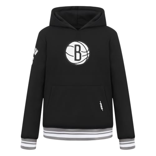 Sudadera con capucha Pro Standard con felpa térmica contra el frío para niños en negro