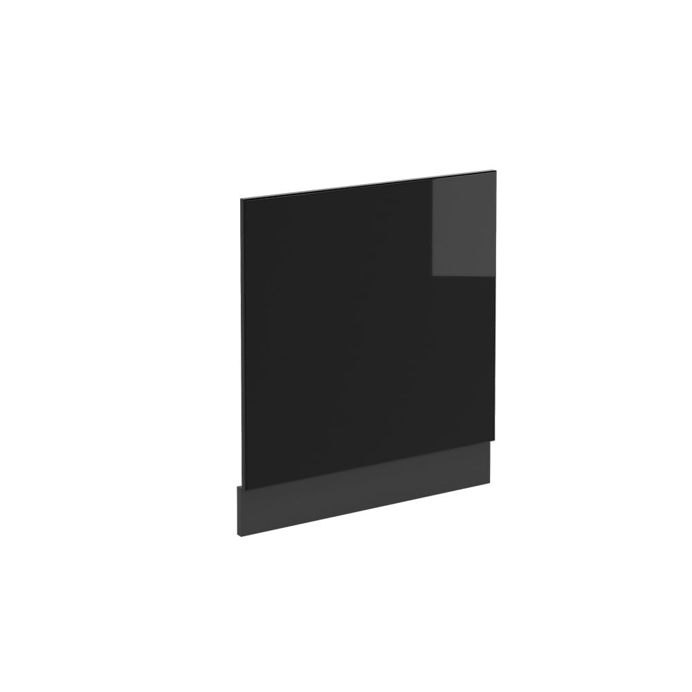 Vicco Pannello frontale R-Line, Nero lucido, 60 cm senza piano di lavoro, per la libera combinazione all'interno di sistemi cucina modulari