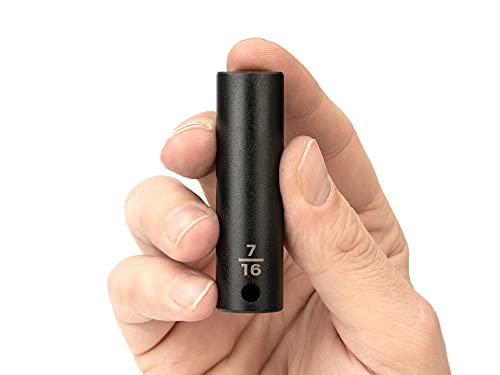 Image of TEKTON 3 /8 Inch Drive x 7 /16 Inch Deep 6-Point Impact Socket | SID13011