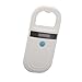 Rechargeable Pet Microchip Scanner with Dual Frequency Reading, USB Interface, Portable Animal Tag Reader for Dogs and Cats (White)