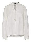 elisa diari aperti canzoni Bluse gestreift ONLY Damen Onlnew Elisa LS Stripe DOT DNM Blouse Bluse, Weiß (Cloud Dancer Cloud Dancer), Medium (Herstellergröße: 38)