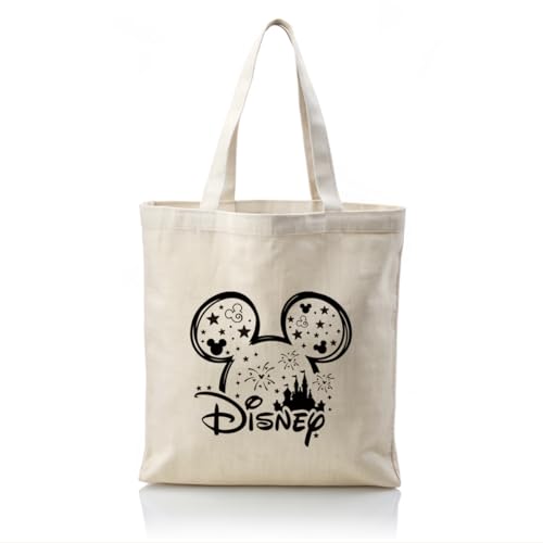 WDSXWH Canvas Tote Bag for Women Cartoon Mouse Cute Mouse Themed Gifts Totes Bags Reusable Canvas Tote Bag Cute Totes Bags Gift Party Favor Gifts for Women