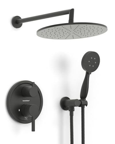 HammerHead Solid Metal Rain Shower System Set Handheld and