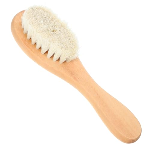 VALICLUD Scheuerbürste Aus Weichen Schweineborsten Handliche Wäschebürste Für Schonende Fleckenentfernung Baumwolle Leinen Und Strick Wiederverwendbares Haushaltsreinigungswerkzeug Für Textilien