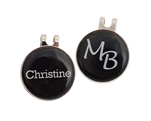 1 Cap-Clip incl. 1 Golfball Marker mit VORNAMEN oder INITIALEN, über 2000 Namen sofort erhältlich! Geschenk Idee Cover